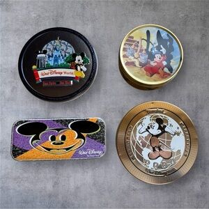 Vintage Walt Disney World & Disney Land Collectible Tins